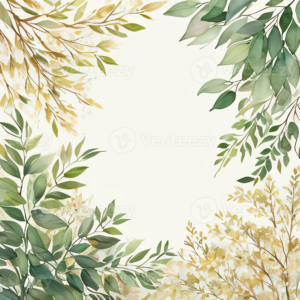Lexur Aquarell Eukalyptus Hintergrund foto