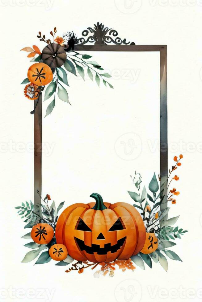 Halloween Aquarell Hintergrund foto