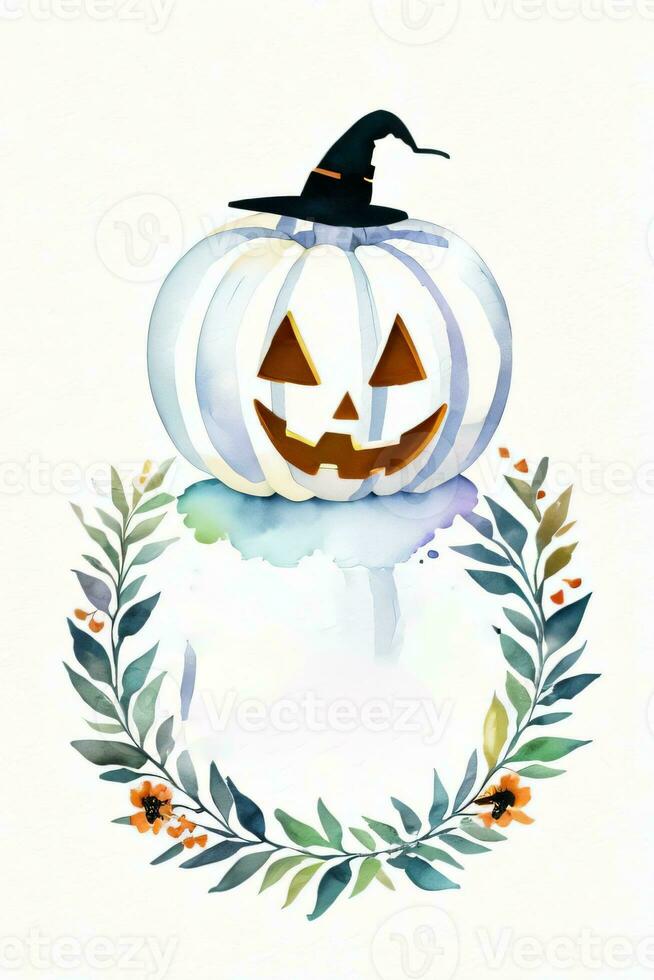 Halloween Aquarell Hintergrund foto