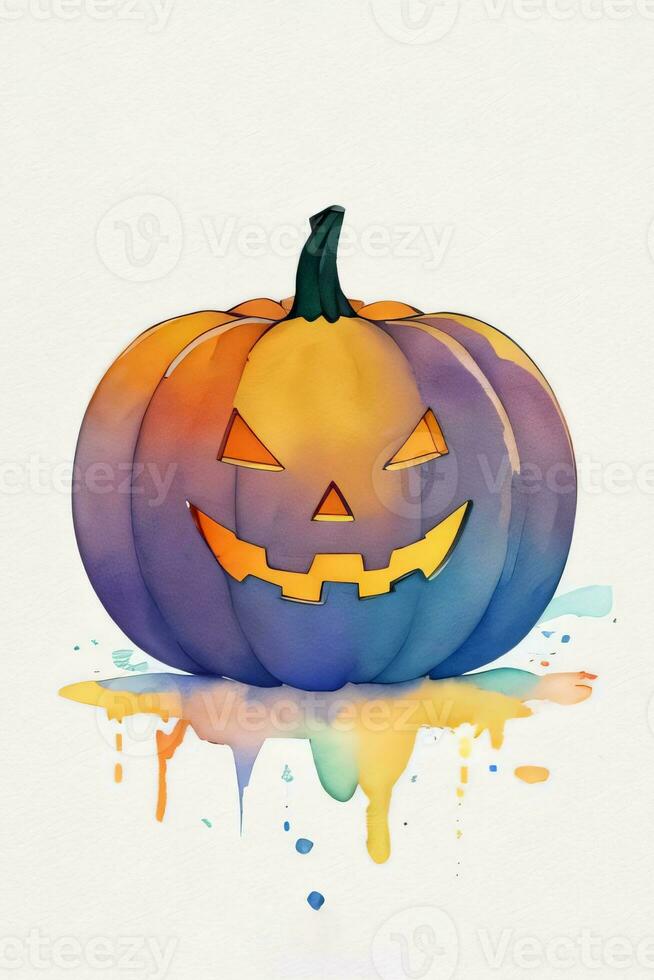 Halloween Aquarell Hintergrund foto