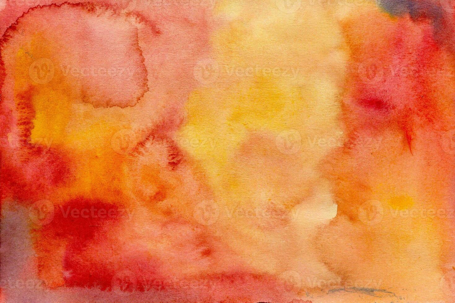 Orange -Gelb Aquarell Hintergrund Textur foto