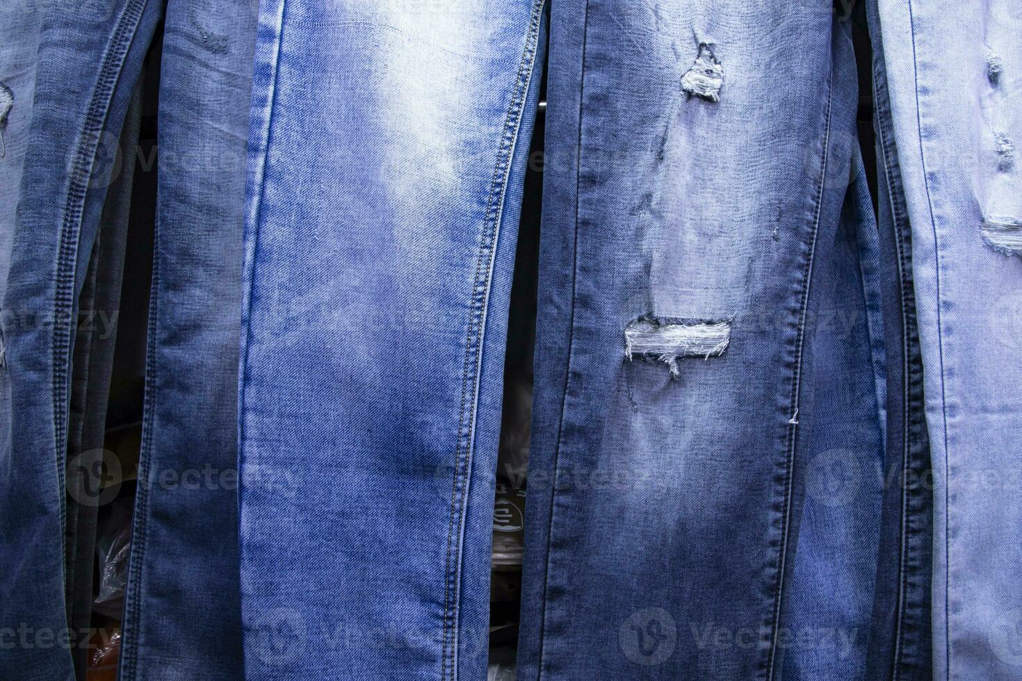 Vielfalt Jeans keuchen Muster Textur können Sein benutzt wie ein Hintergrund Hintergrund foto