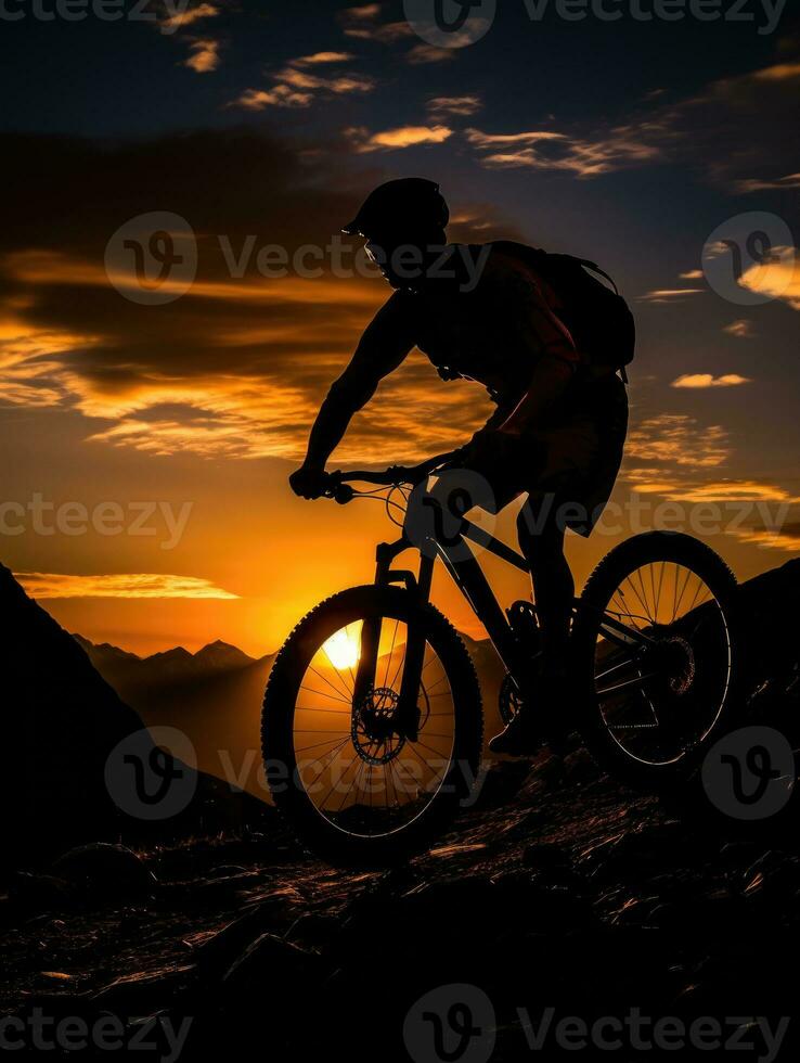 Fahrrad Reiten Foto Helm Berge Tourismus suchen Geschwindigkeit extrem Radfahren Freiheit Bewegung draußen