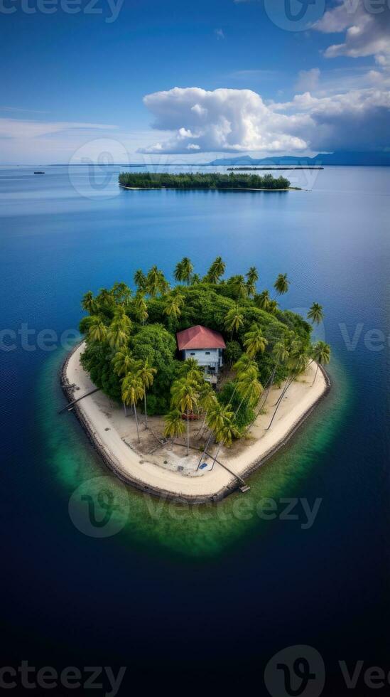 tropisch Malediven Insel Antenne friedlich Landschaft Freiheit Szene schön Natur Hintergrund Foto