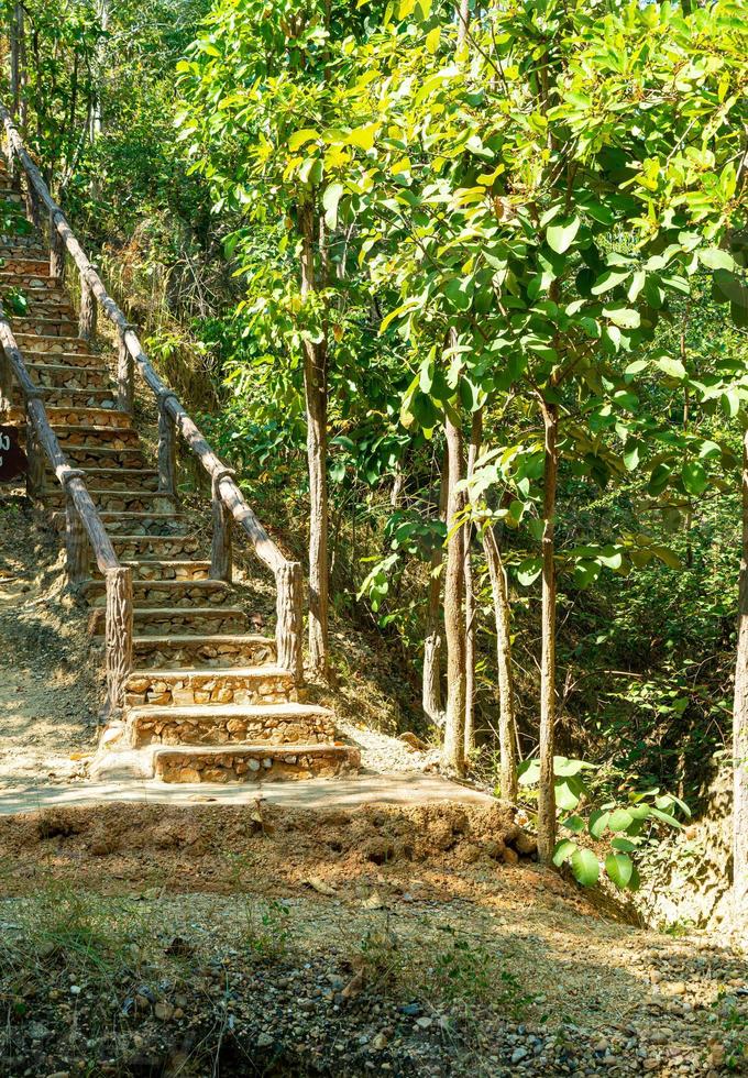 Pha Chor oder der Grand Canyon Chiangmai im Mae Wang Nationalpark, Chiang Mai, Thailand foto