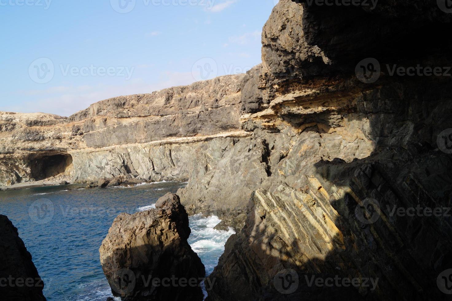 die höhlen von ajuy - fuerteventura - spanien foto