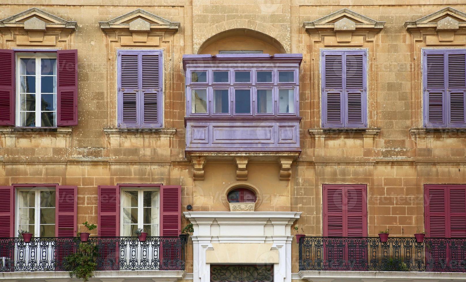 maltesischer Palast in Mdina, Malta foto