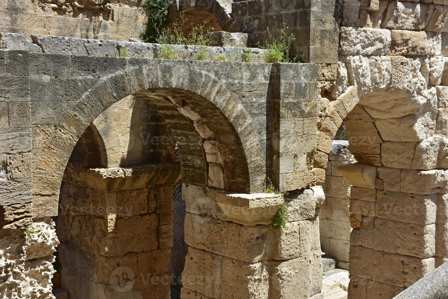 Italien, Lecce, Stadt mit barocker Architektur und Kirchen und archäologischen Überresten. foto