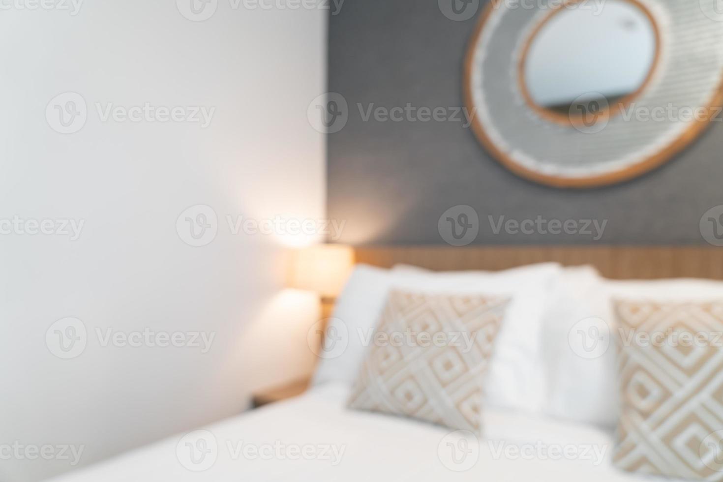 abstrakte Unschärfe schönes Luxushotelschlafzimmer foto