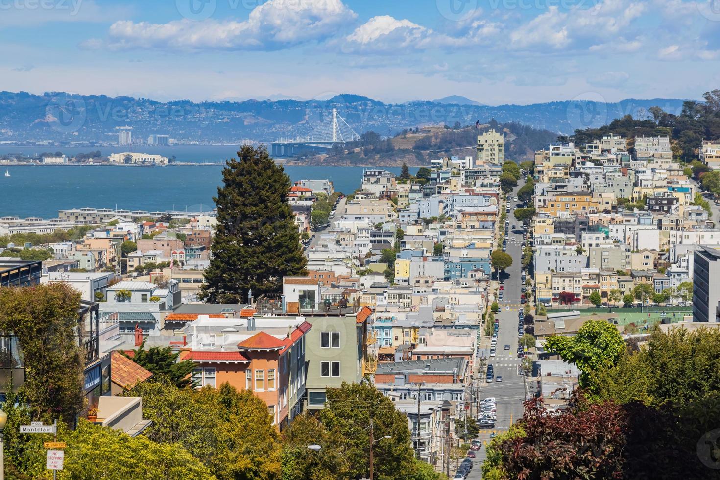 Stadtbild von San Francisco, Kalifornien, USA foto