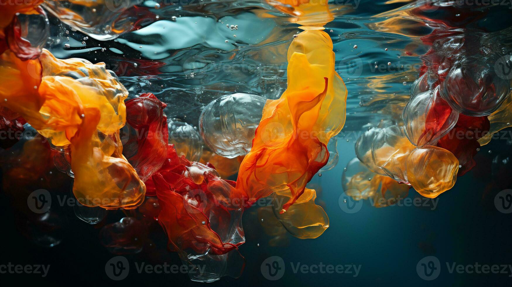 bunt Plastik Hintergrund ai foto