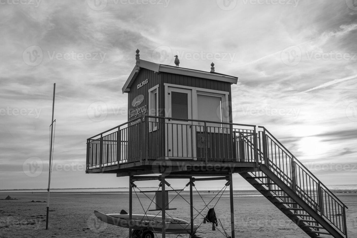 Langeoog Insel im das Norden Meer foto