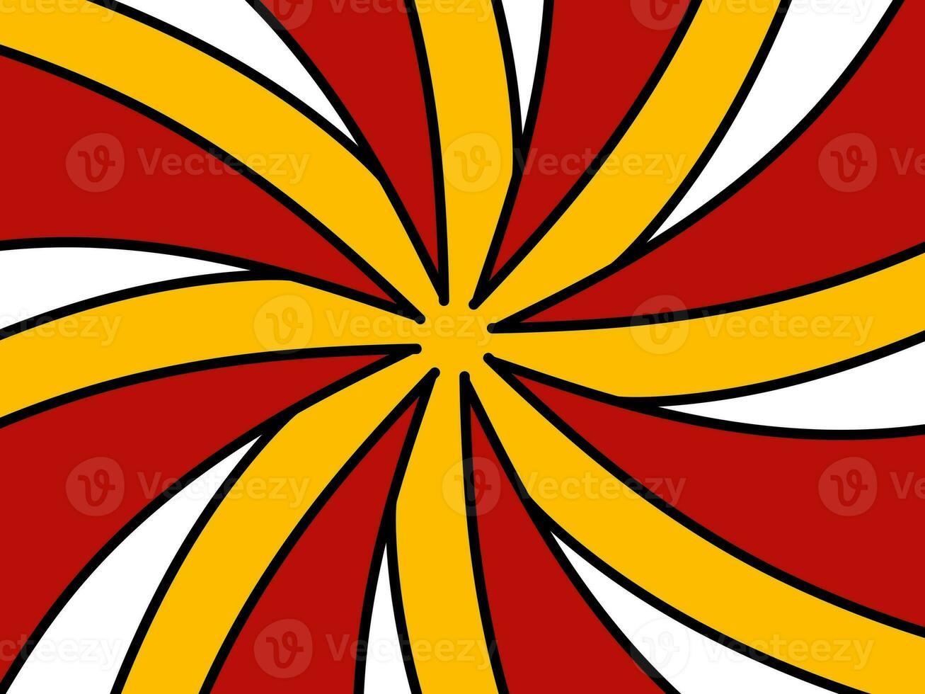 abstrakt Hintergrund mit Spiral, rot und Gelb Farben foto