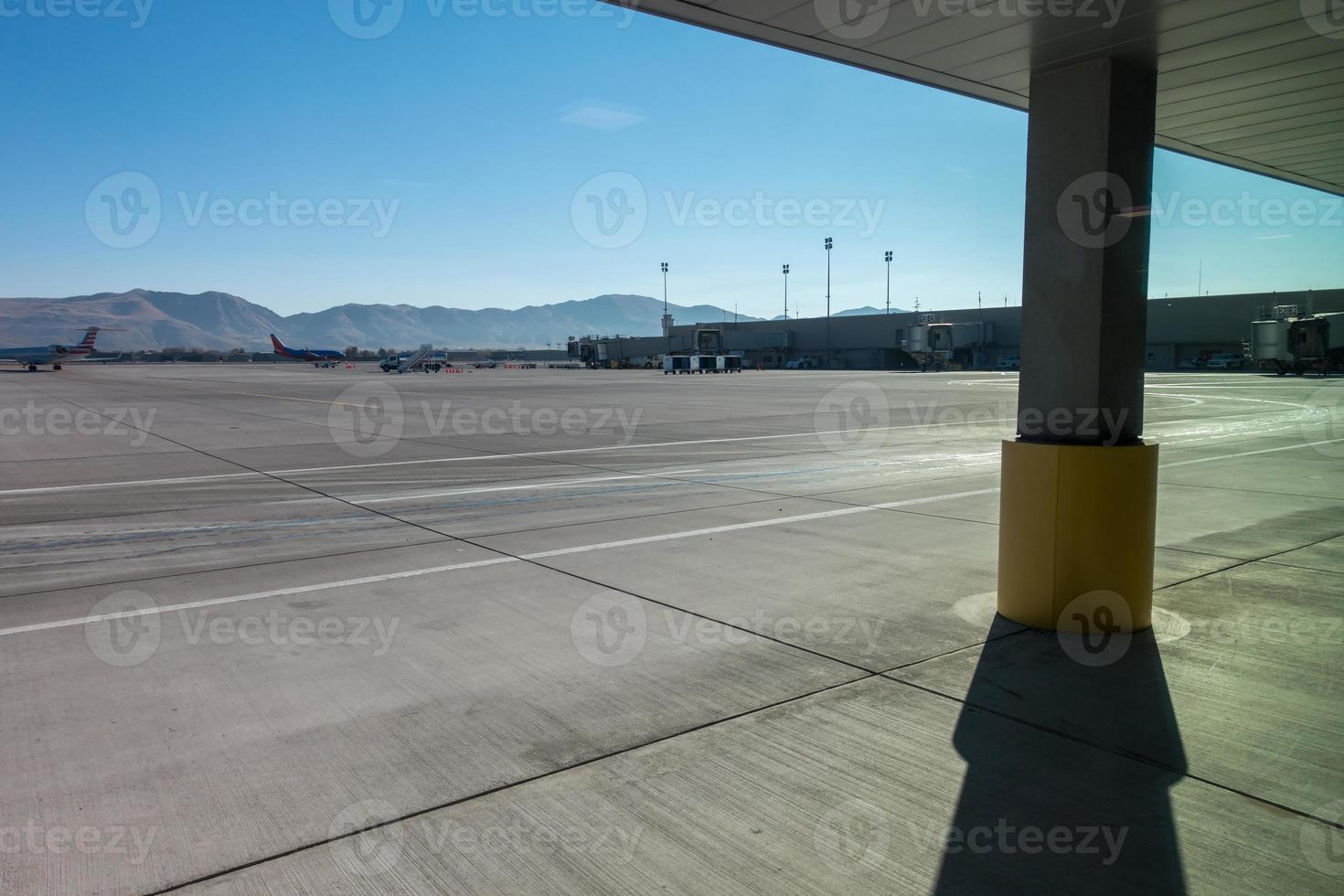 Szenen rund um den Flughafen Reno Nevada im November foto