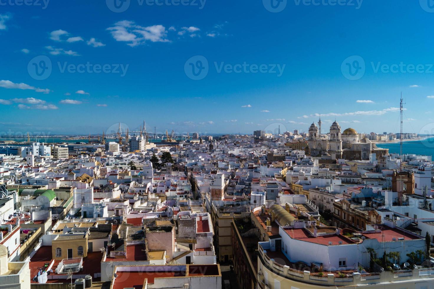 die stadt cadiz spanien andalusien foto