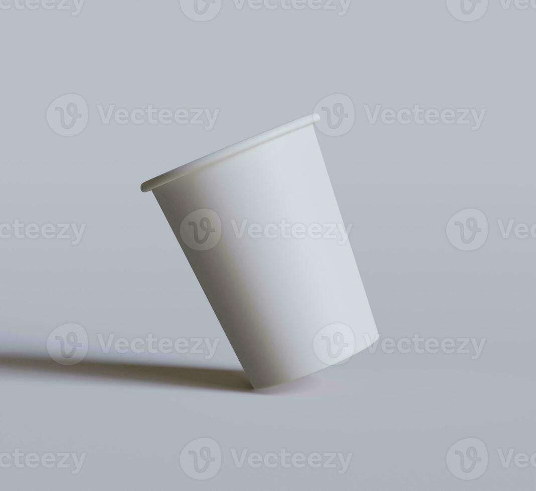 Kaffee Tasse realistisch Farbe und realistisch Texturen gerendert mit 3d Software Illutration foto