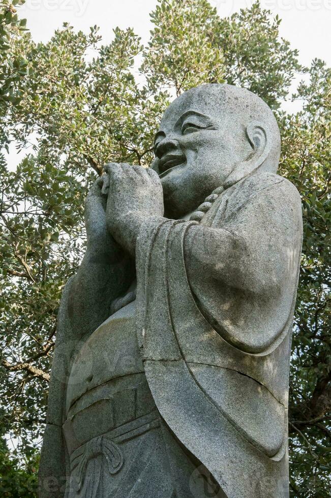 Statue im Budha Eden Park, im Portugal foto