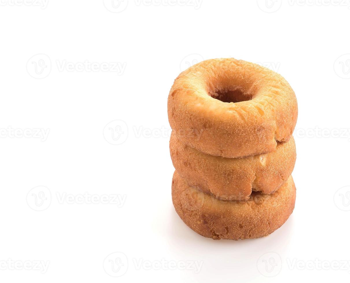 Donut auf weißem Hintergrund foto
