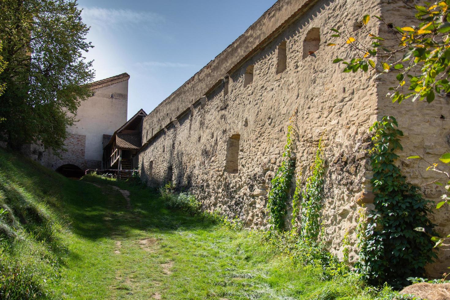 Wehrkirche in Biertan, Sibiu, Rumänien, 2020, Innenwand foto