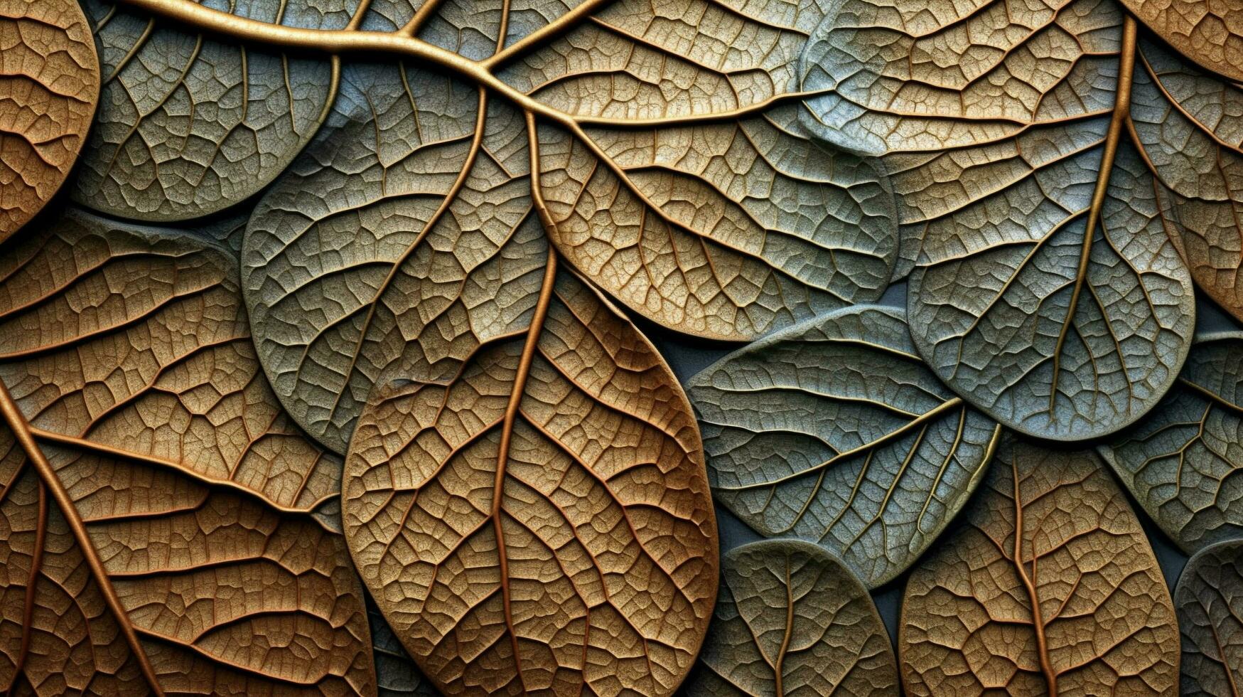 generativ ai, Symphonie von der Natur Muster foto