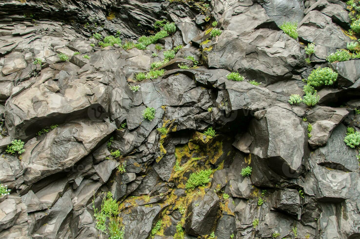 Texturen und Muster im das schön Landschaft von Island foto