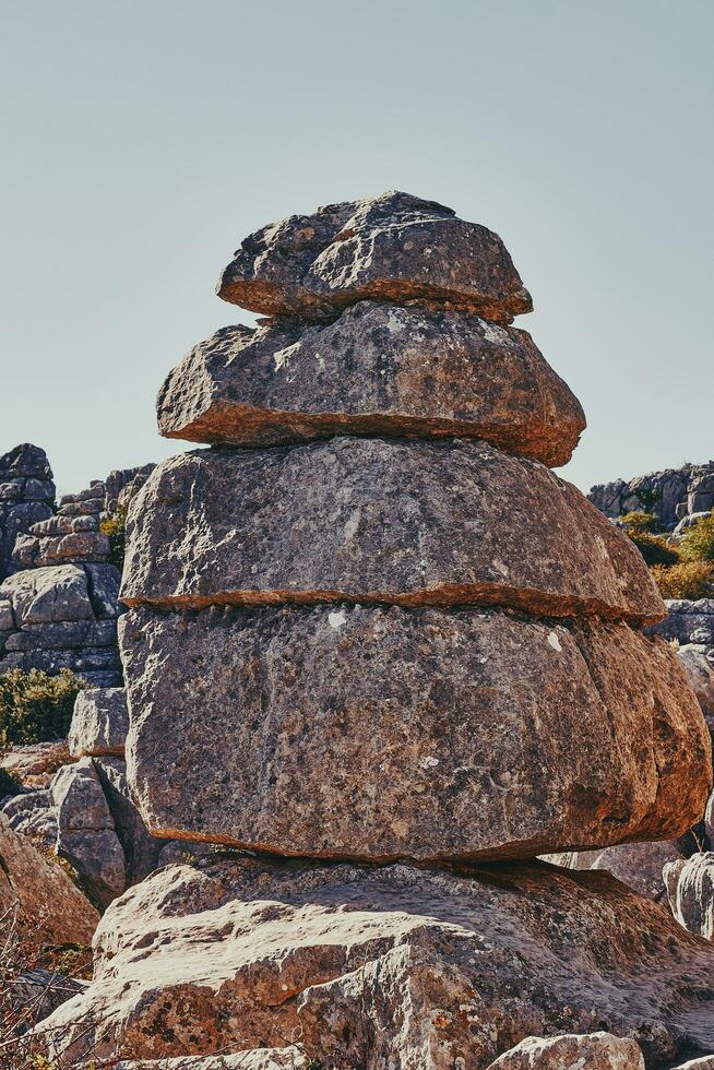 Torkal Antequera, Karst Landschaft foto