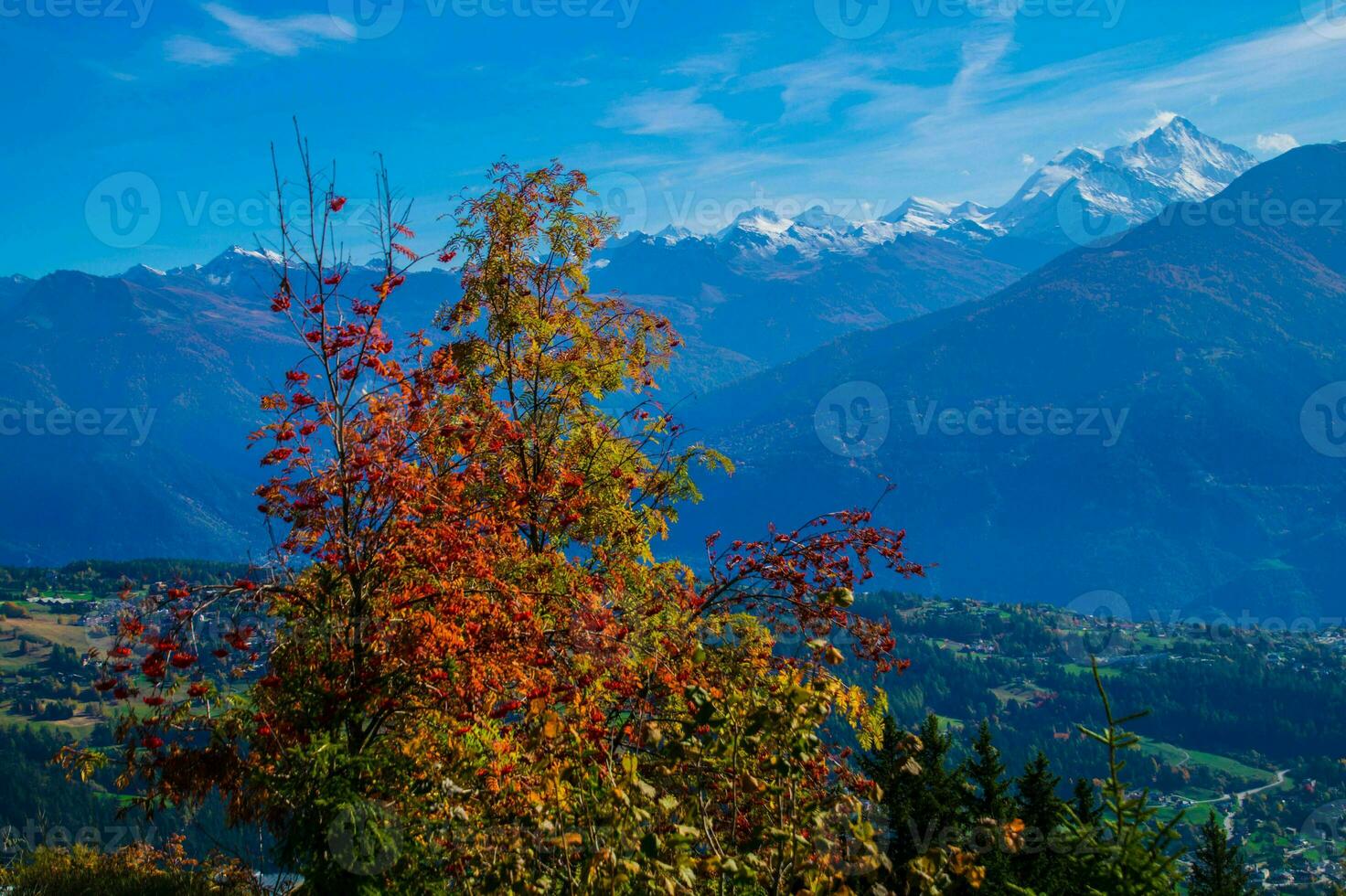 schweizerisch Alpen Landschaft foto