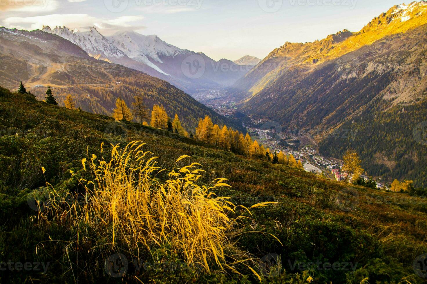 Französisch Alpen Landschaft foto