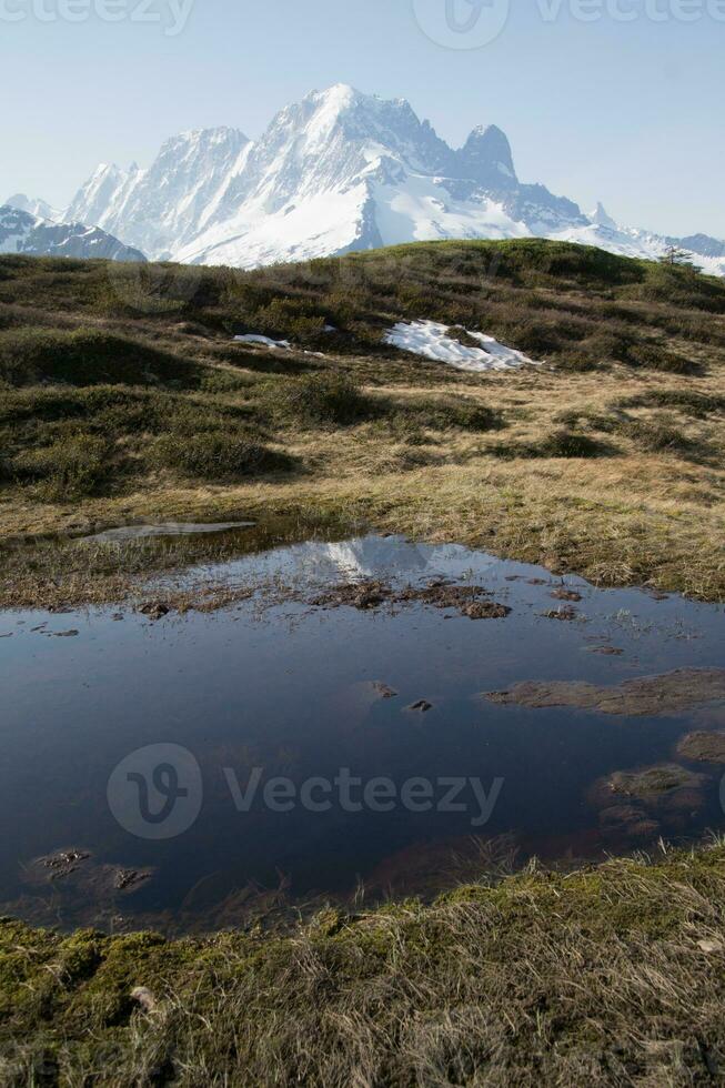 Landschaft von das Französisch Alpen foto