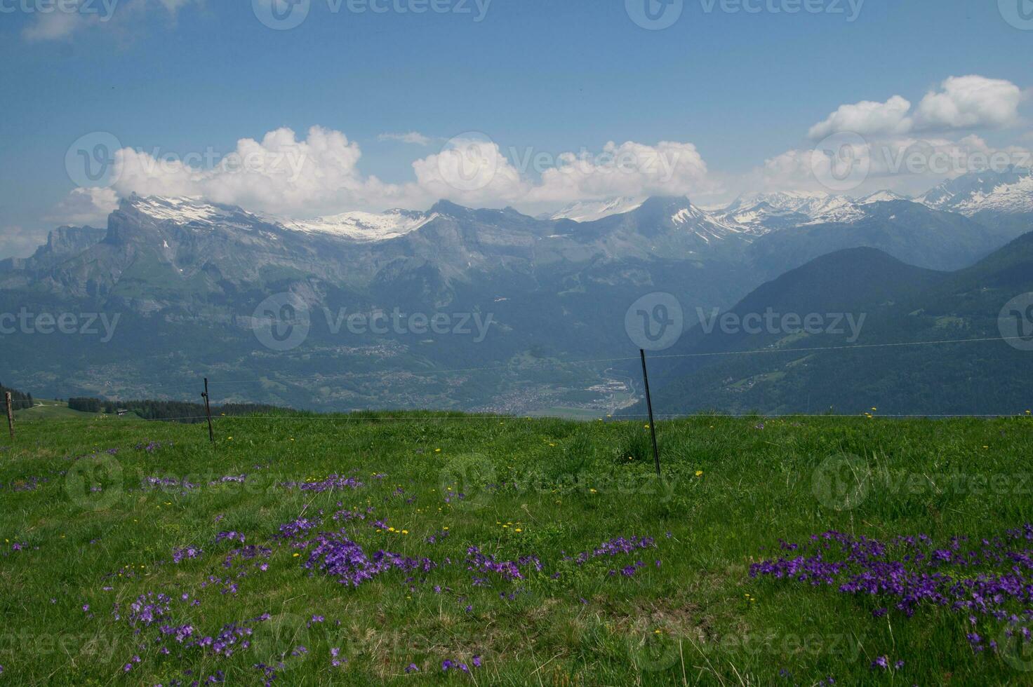 Landschaft von das Französisch Alpen foto