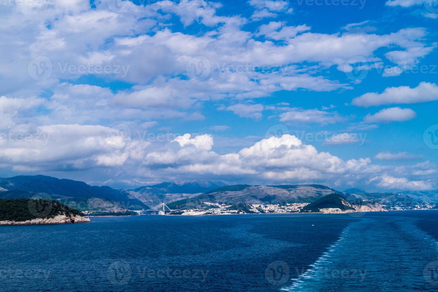 der neue hafen von dubrovnik foto