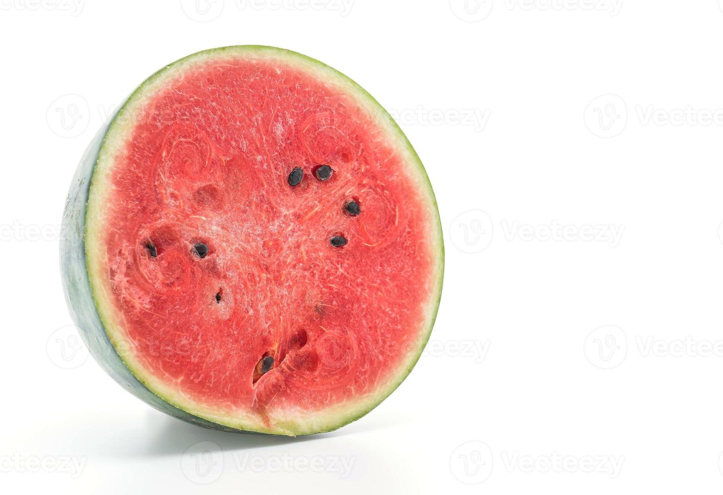 frische Wassermelone auf weißem Hintergrund foto