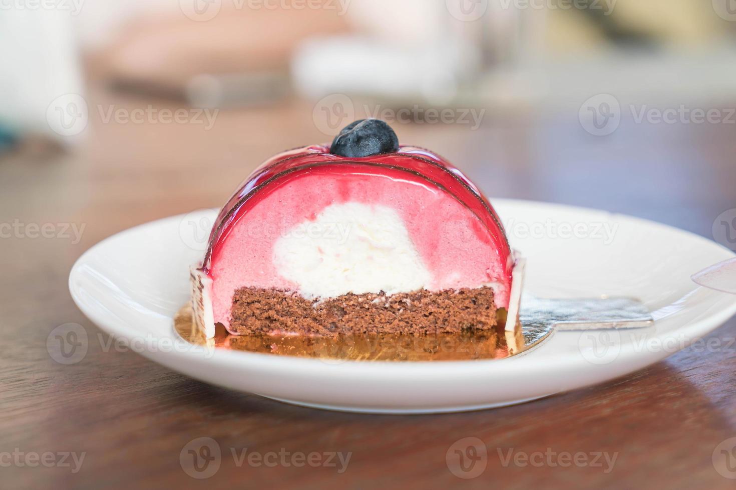 Himbeer-Mousse-Kuchen foto