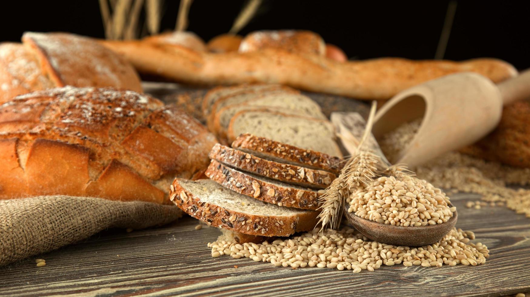 leckeres frisches Brot-Food-Konzept foto