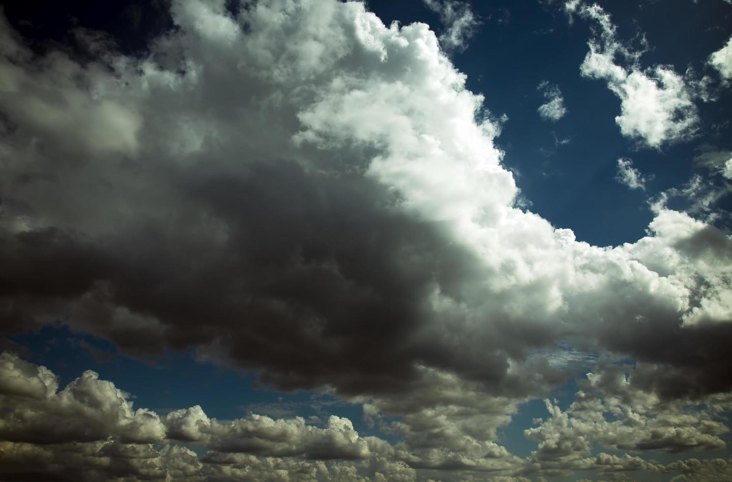 natürliche Wolken am Himmel foto