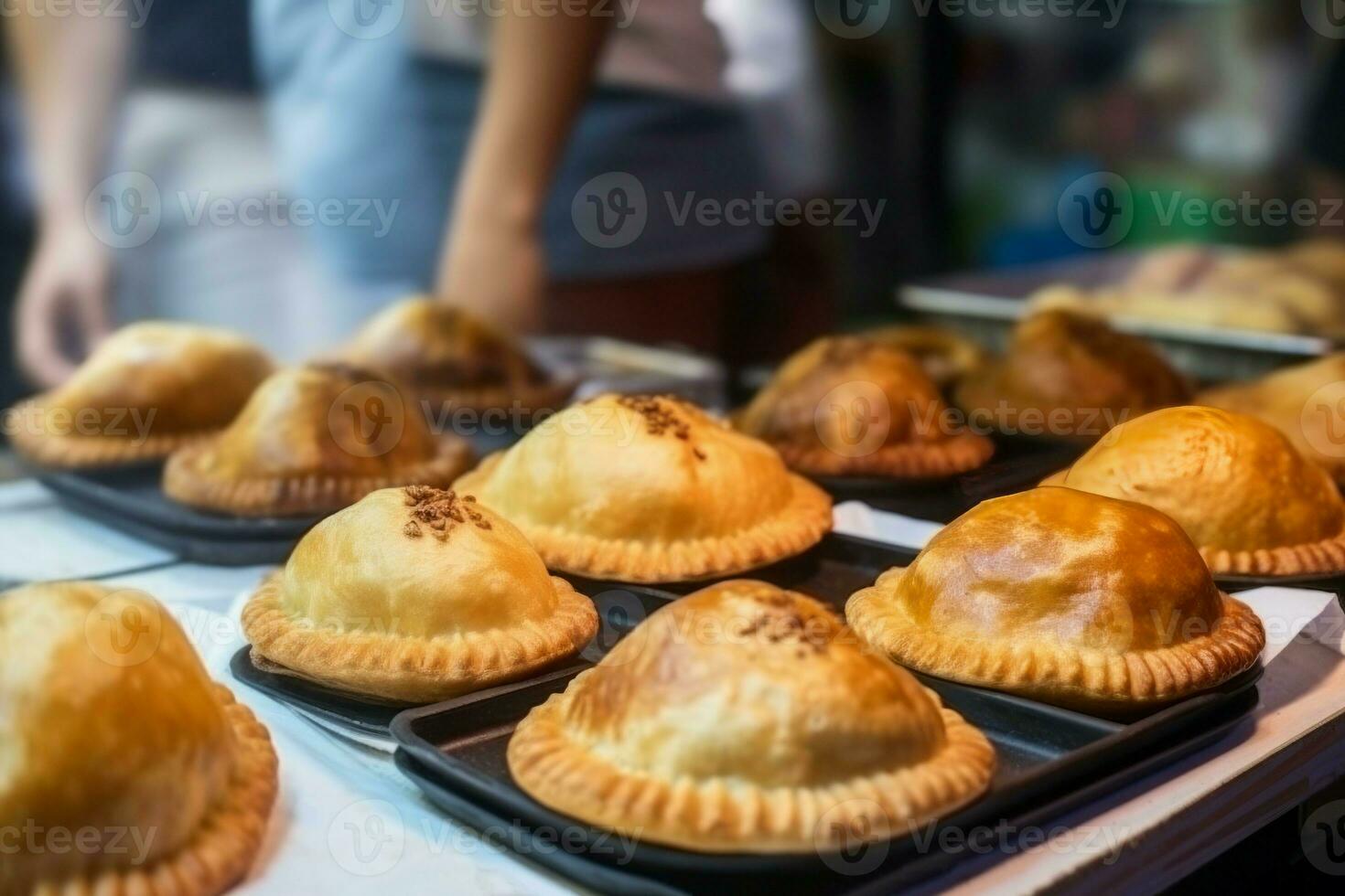 Empanadas Tisch. generieren ai foto