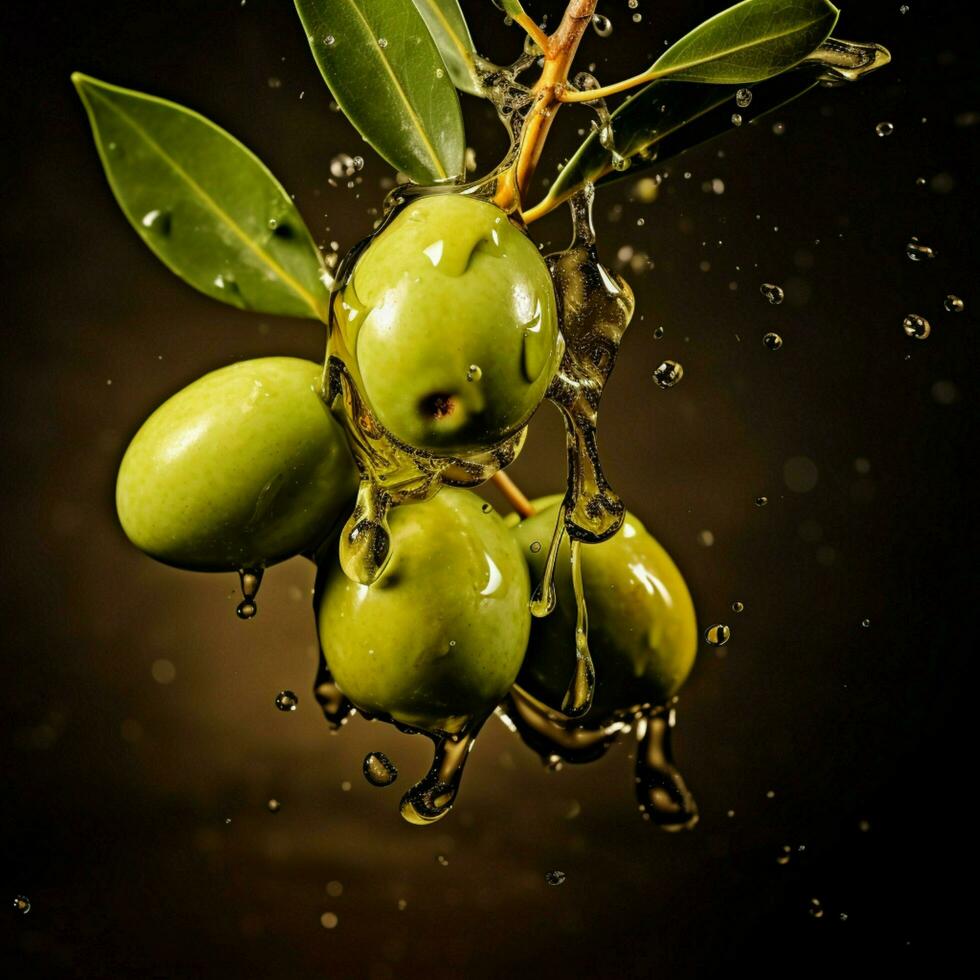 Olive Farbe Spritzen foto