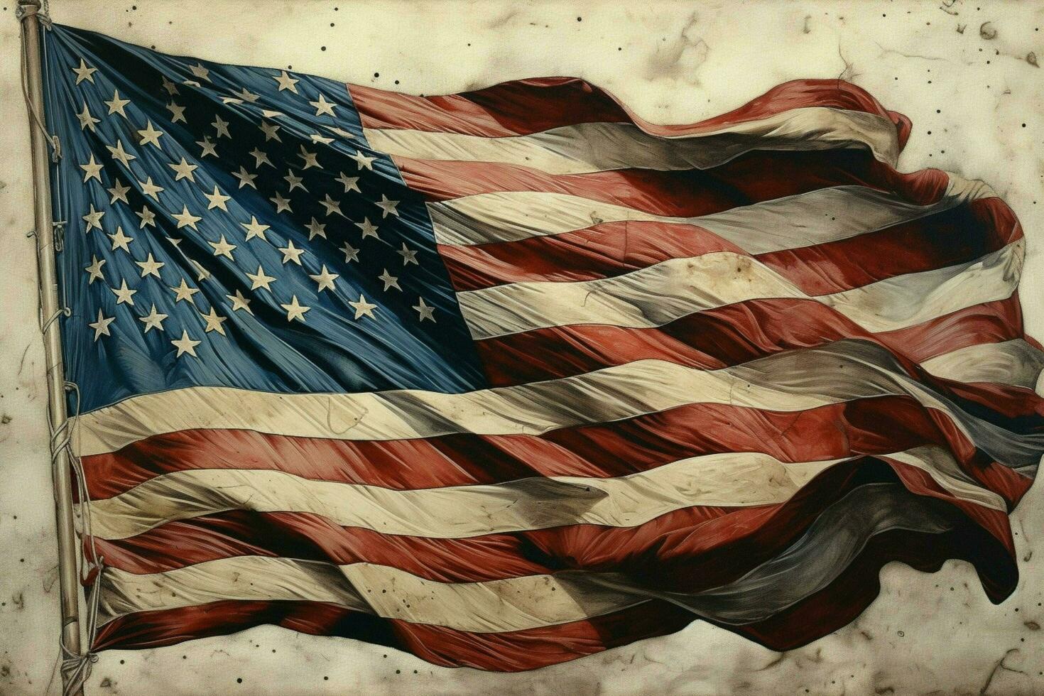 amerikanisch Flagge Bild hd foto