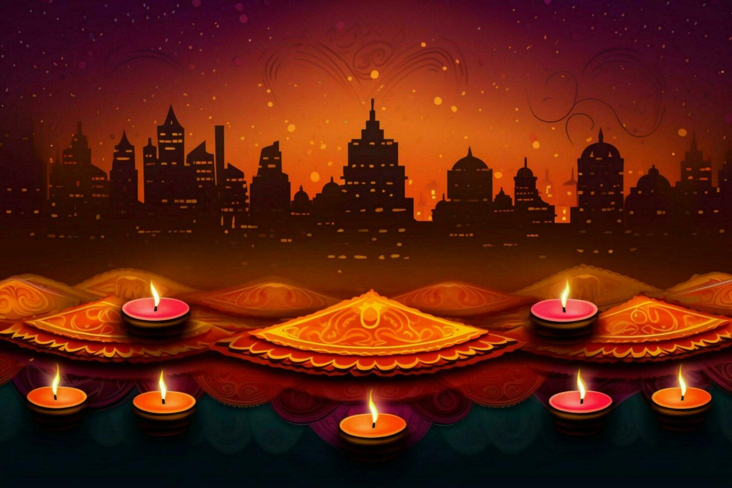 ein Diwali Banner foto