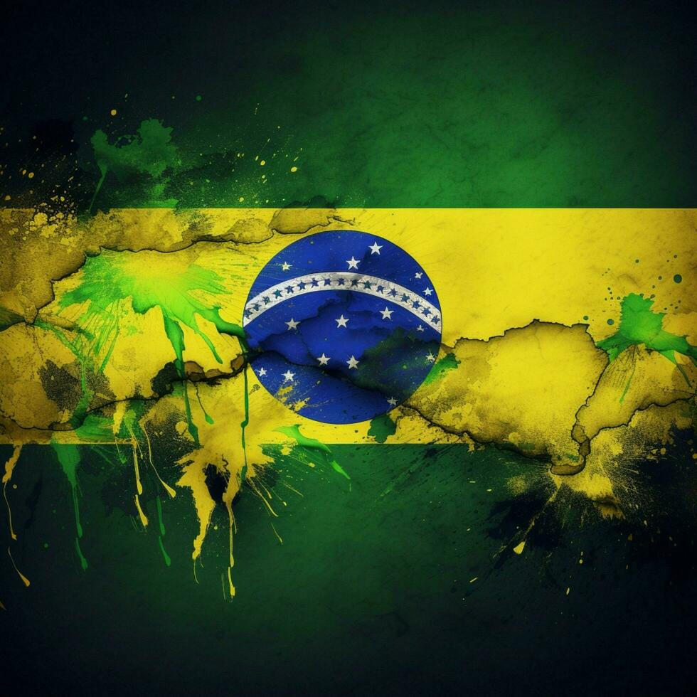 Flagge Hintergrund von Brasilien foto