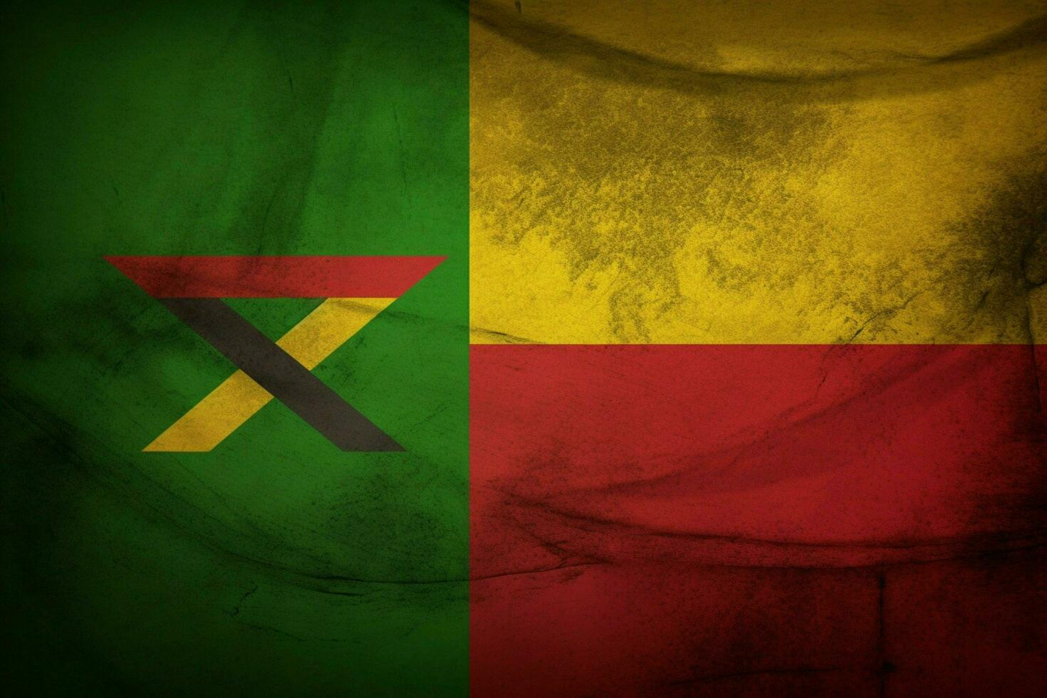 Flagge Hintergrund von Guyana foto