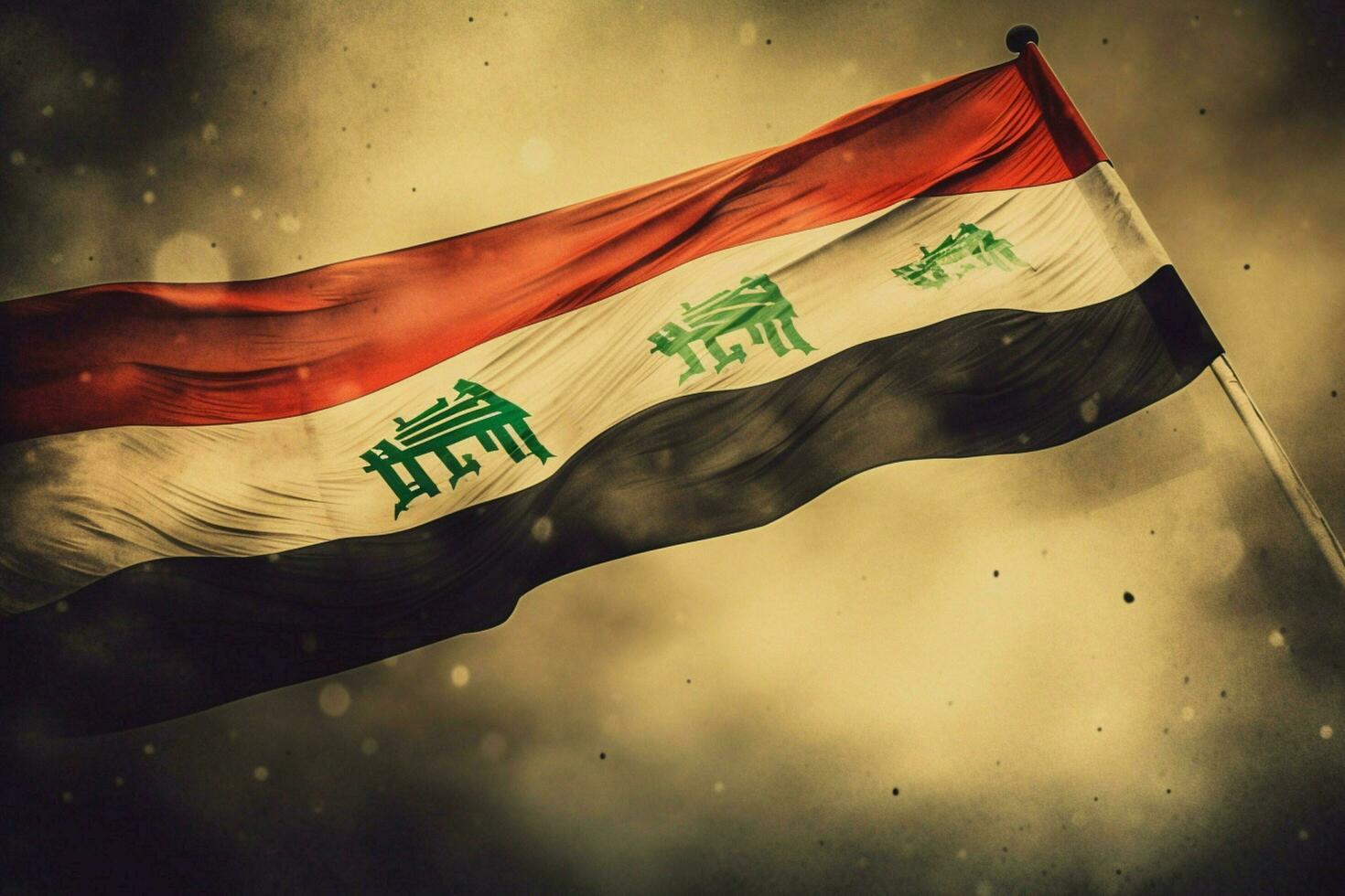 Flagge Hintergrund von Irak foto