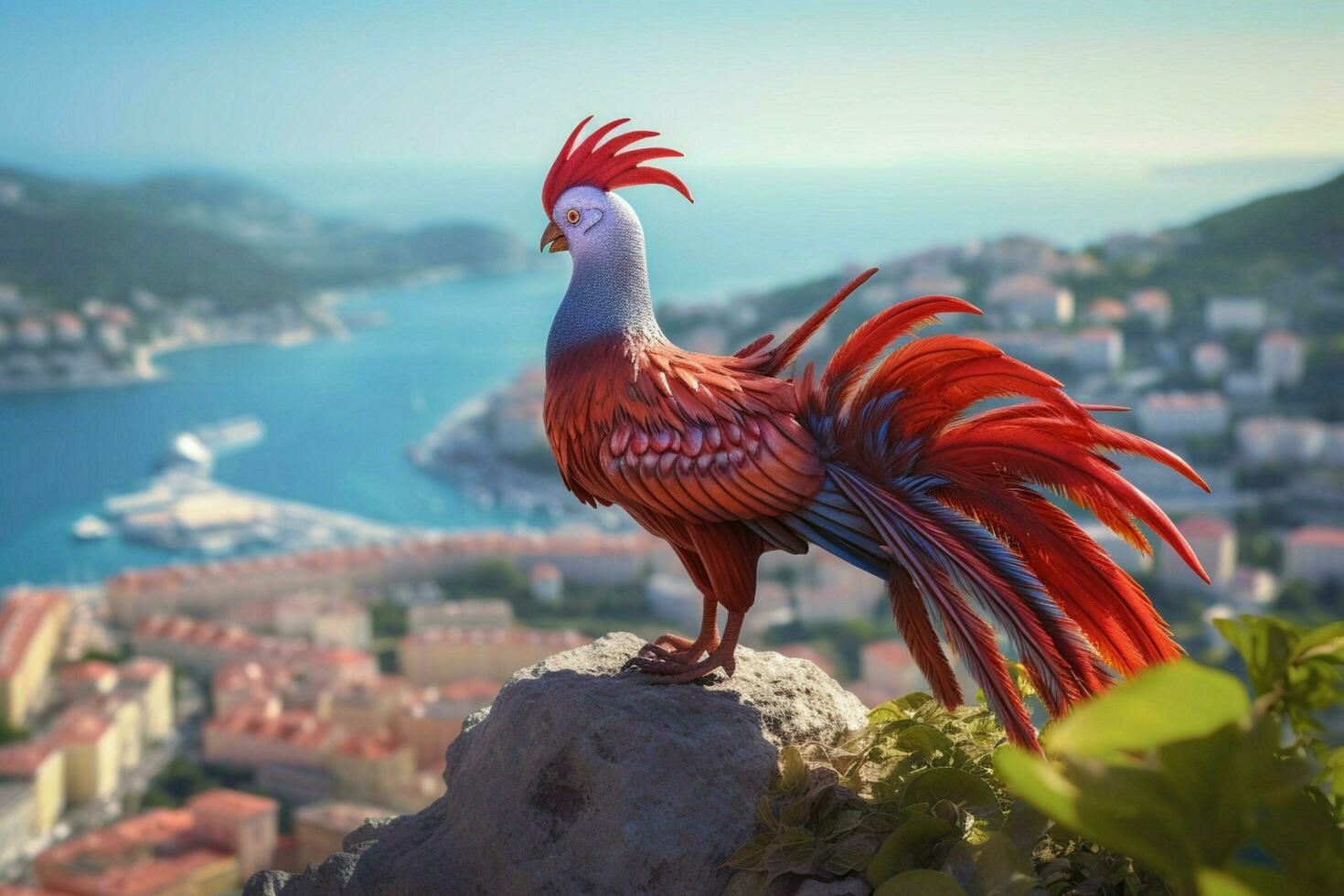 National Vogel von Monaco foto