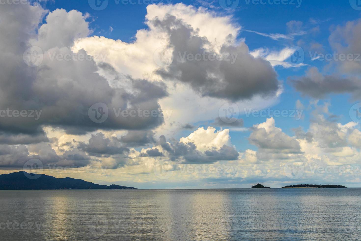 Bo Phut Beach Koh Samui Island, Blick auf Pha-ngan. foto