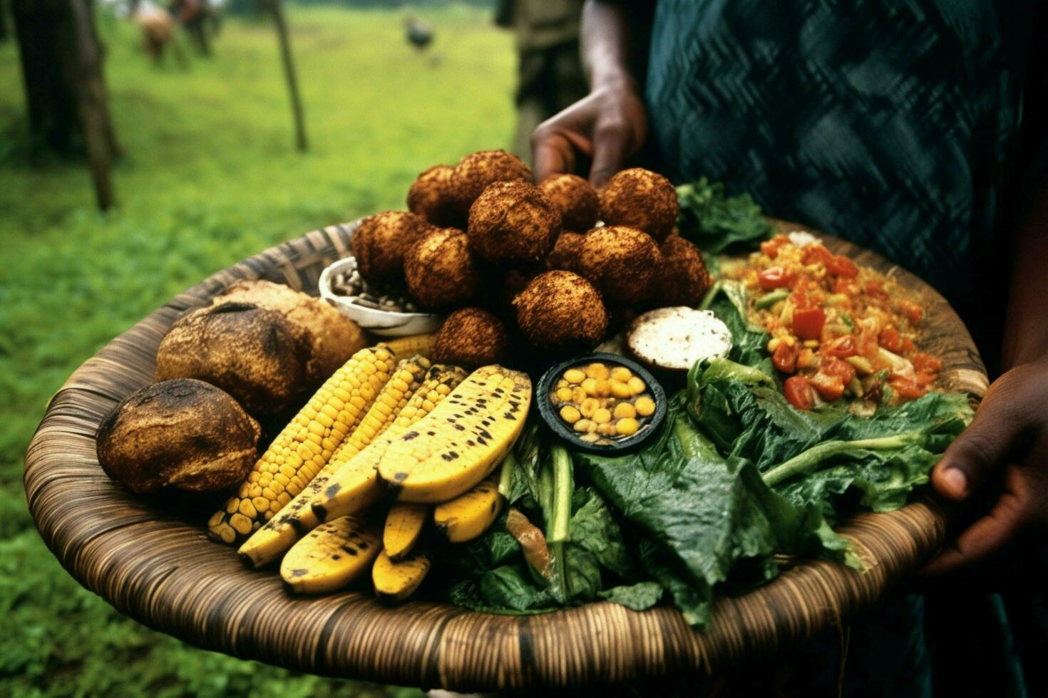 National Essen von Kongo kostenlos Zustand das foto