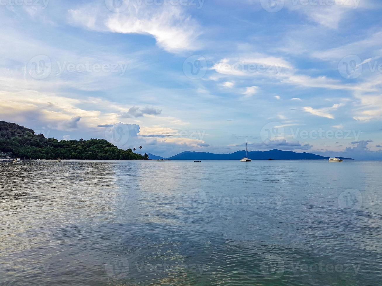 Bo Phut Beach Koh Samui Island, Blick auf Pha-ngan. foto