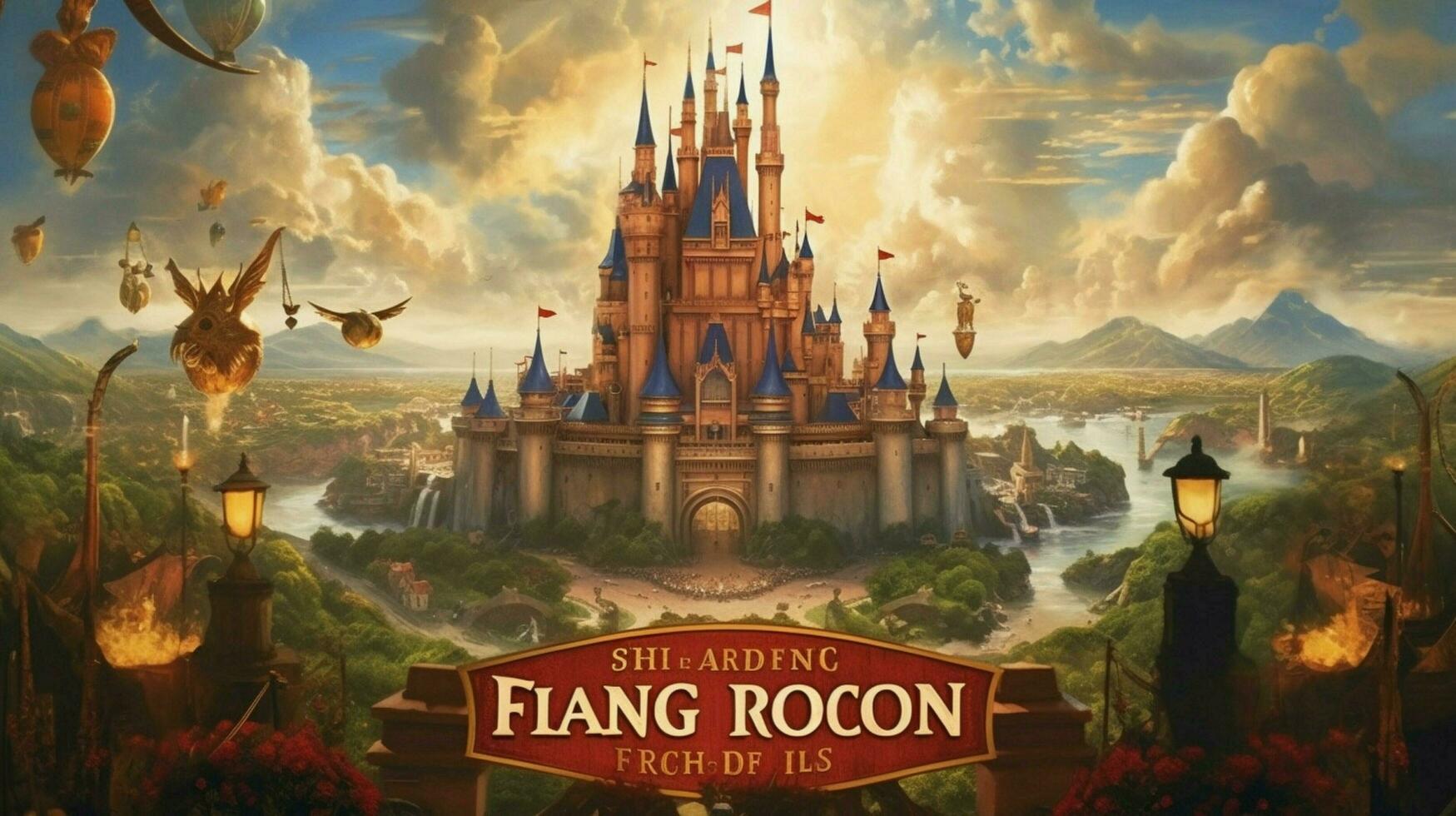 ein Poster zum das Film das Magie Königreich foto