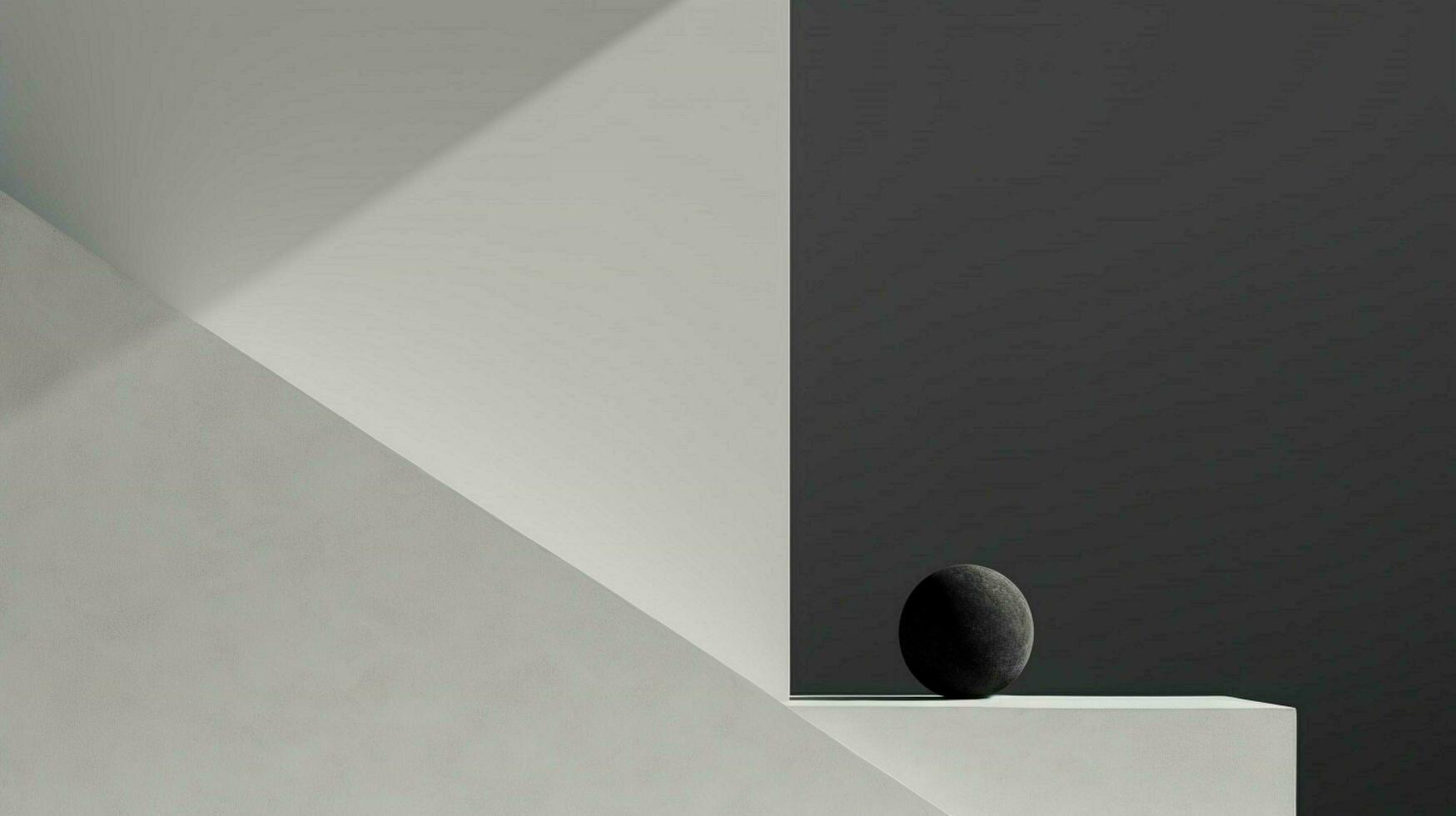 ein minimalistisch Kunstwerk einfach geometrisch foto