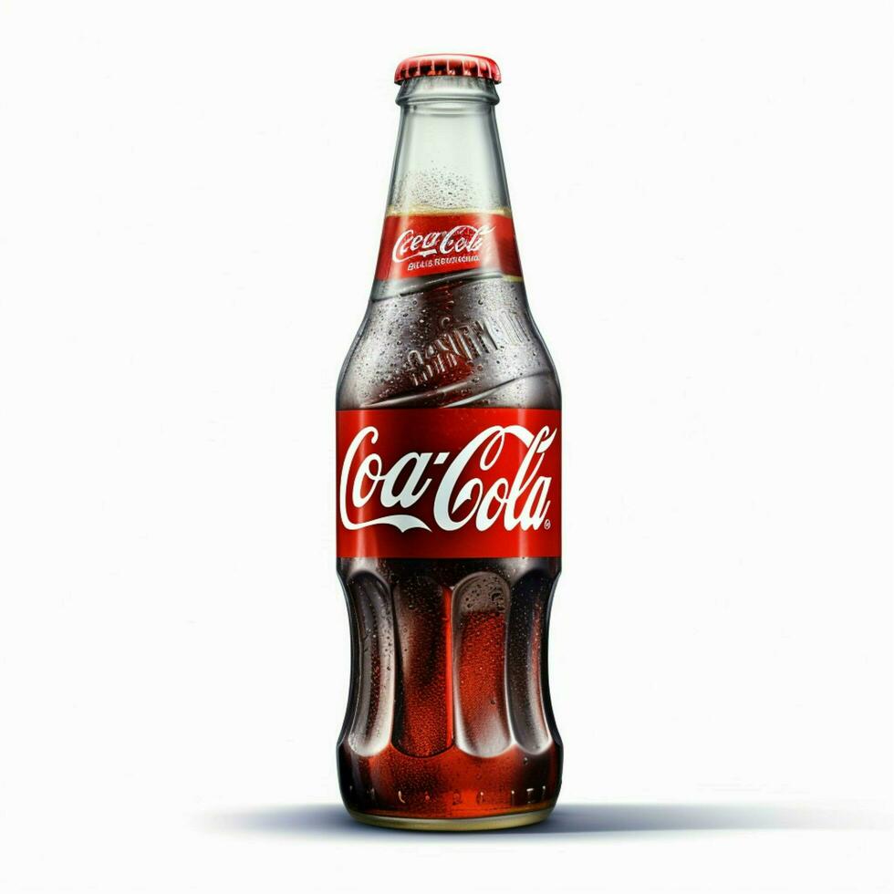 Coca Cola blak mit Weiß Hintergrund hoch Qualität foto