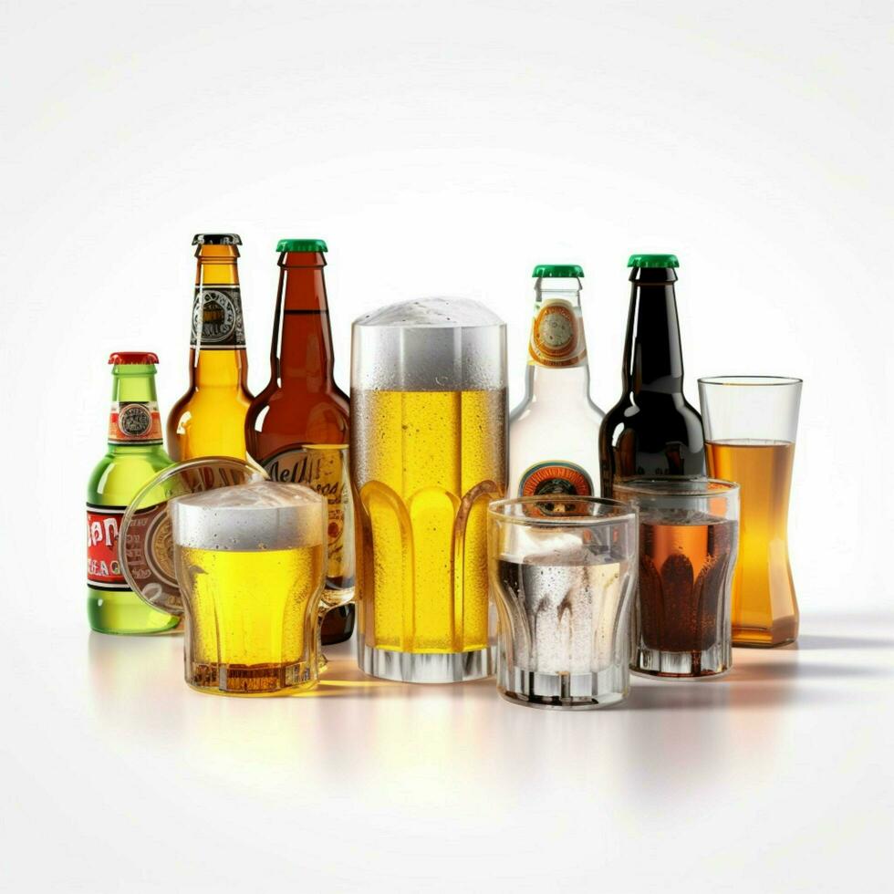 National Getränk mit Weiß Hintergrund hoch Qualität foto